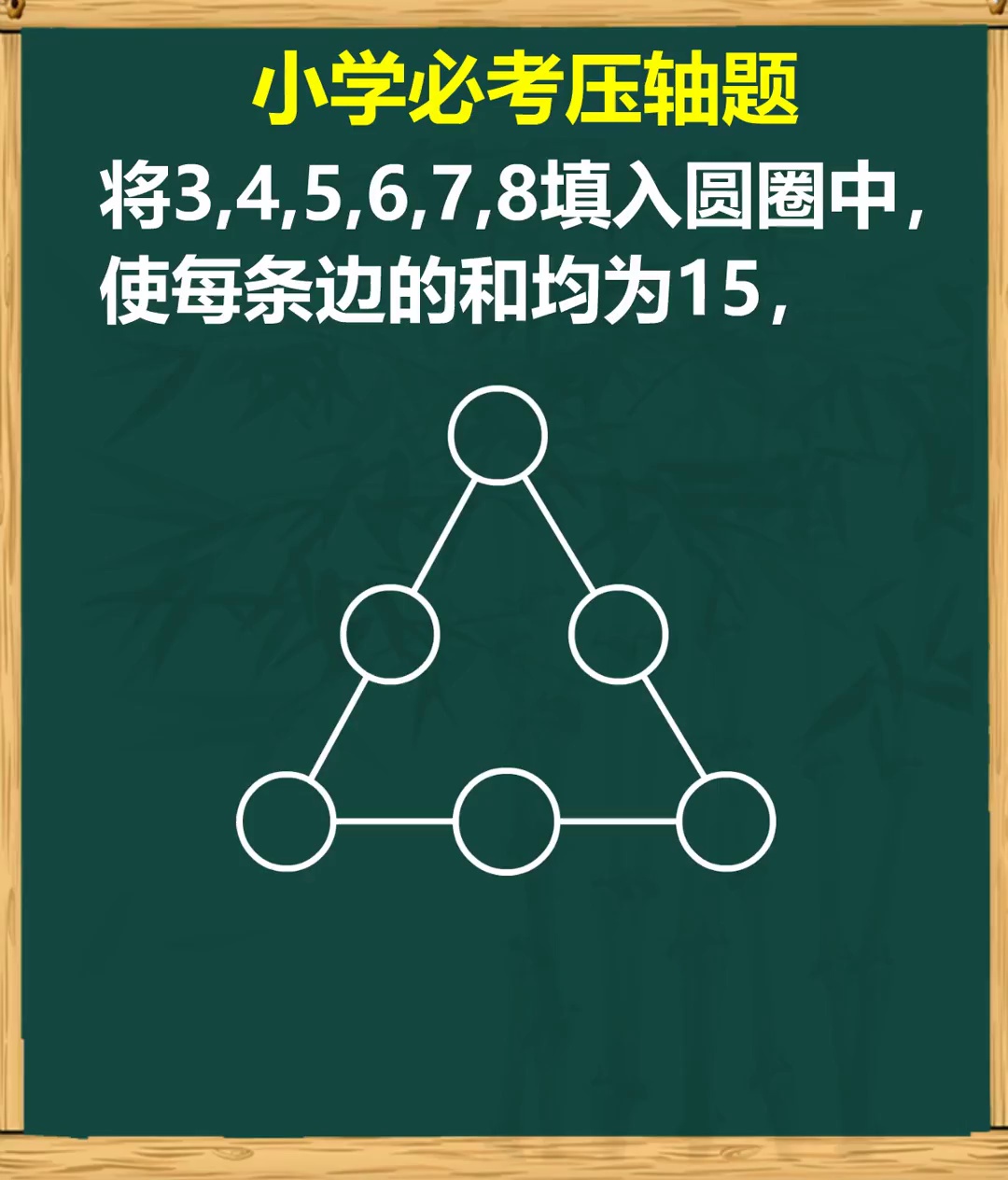 小学压轴题80孩子没