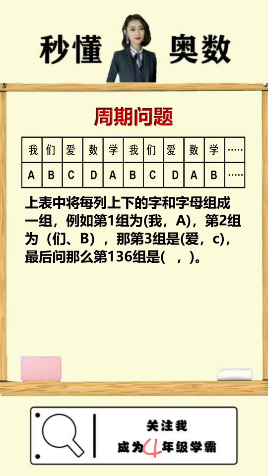 周期问题轻松搞定小学