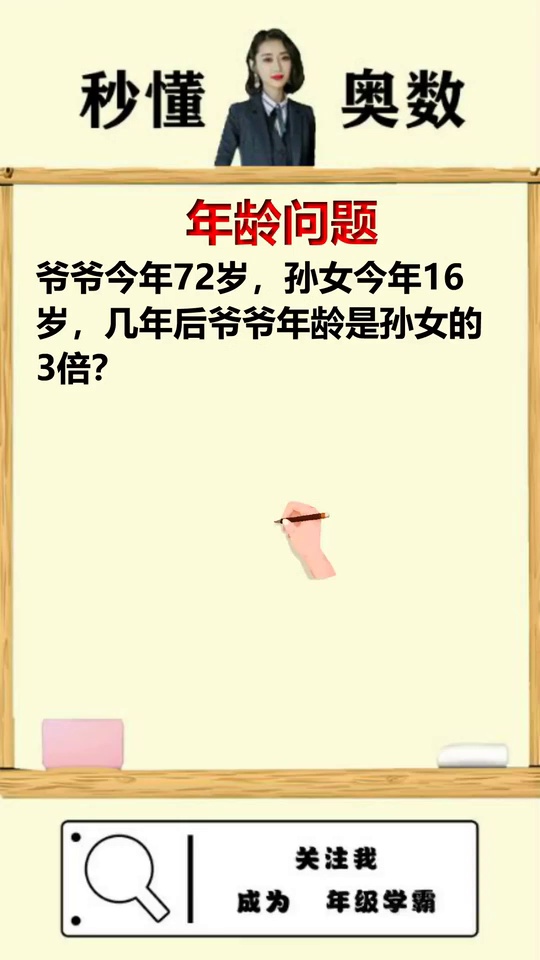 年龄问题很简单只需一