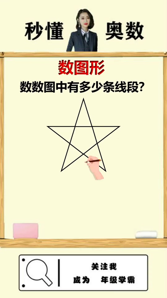 教你方法轻松数线段小