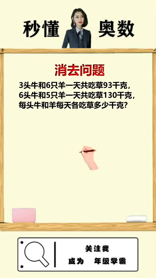 牛羊吃草问题你解决了