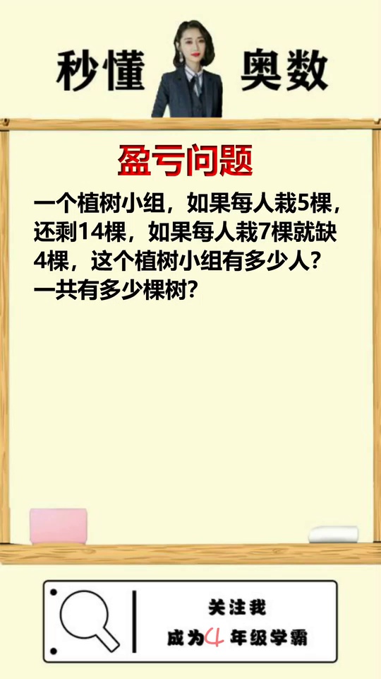 盈亏问题只需一招教你
