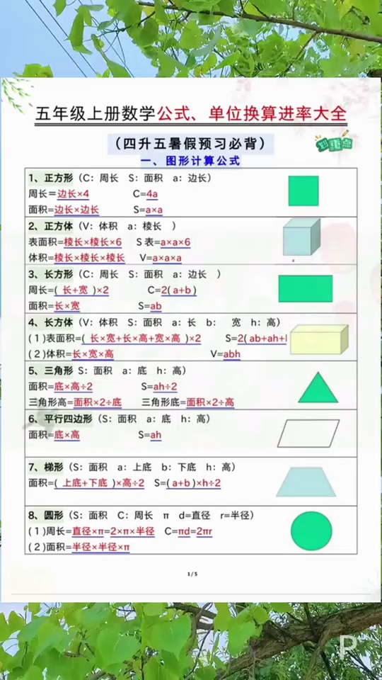 上册数学要掌握_10