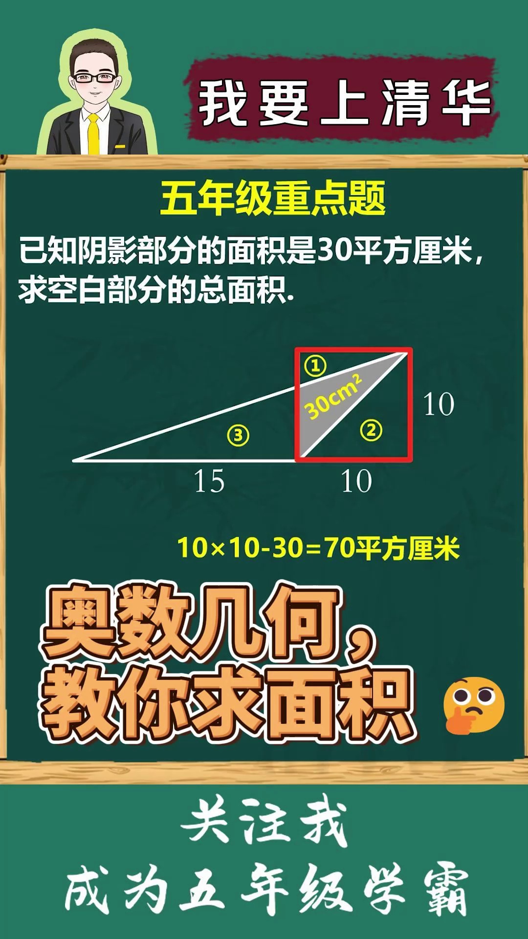 几何题中如何求空白部